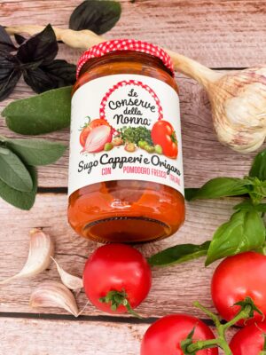 SOS DO MAKARONU Z KAPARAMI I OREGANO