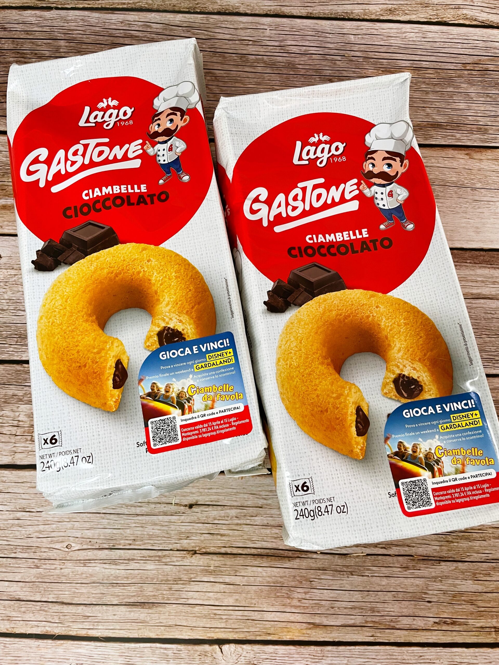 PĄCZKI Z NADZIENIEM CZEKOLADOWYM, GASTONE LAGO, 240G - obrazek 2