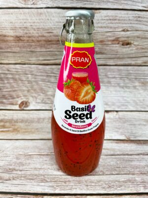 290 NAPÓJ OWOCOWY TRUSKAWKOWY Z NASIONAMI BAZYLI