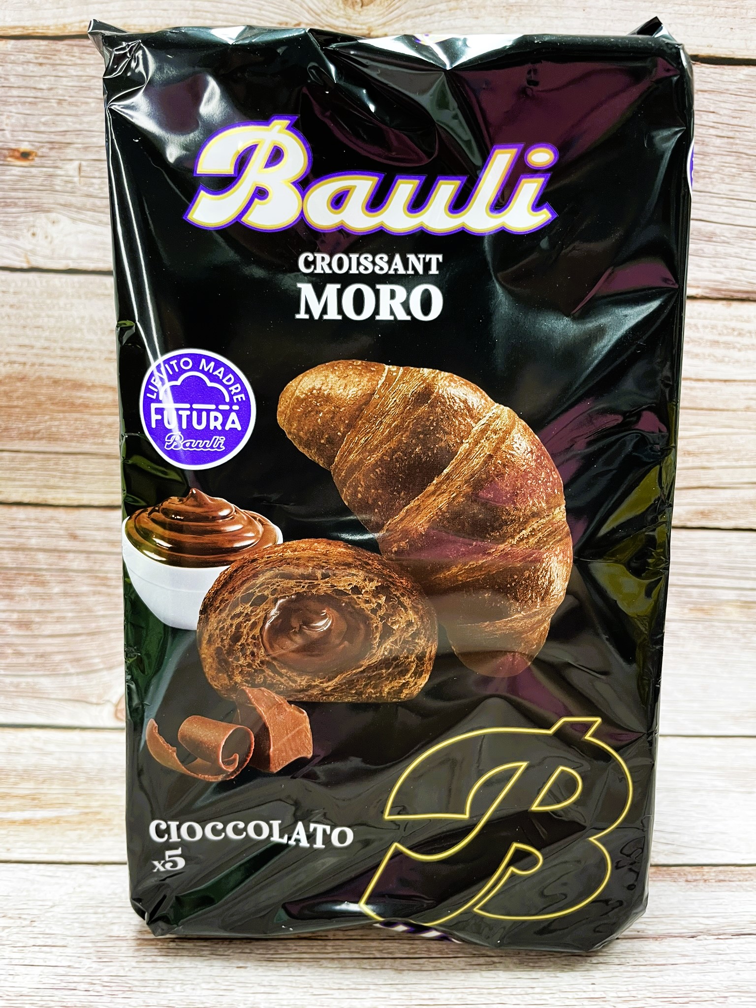638 CZARNY CROISSANT MORO CZEKOLADOWY